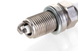 Spark plug on a white background