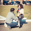 Happy Young Couple on Valentine's Day