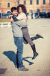 Happy Young Couple on a Sunny Day
