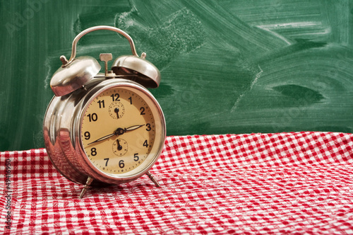 Photo: Clock at table Clock at table