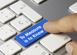 To measure is to Know keyboard key. Finger