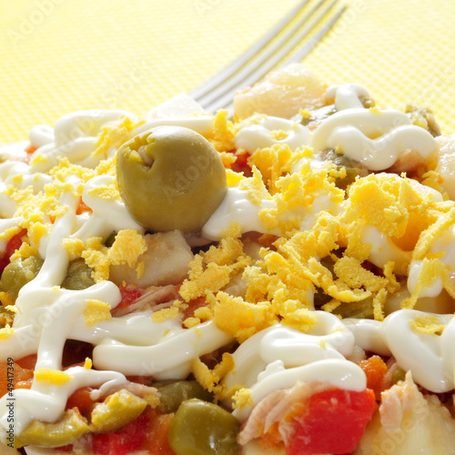 Photo: russian salad russian salad