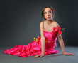 pink silk