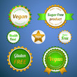 Organic labels, logos and stickers