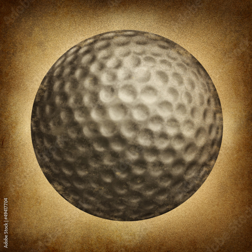 Illustration: Golf Ball Grunge Golf Ball Grunge