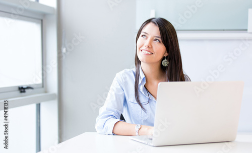 Photo: Penisve businesswoman working Penisve businesswoman working