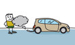 Vecteur : La voiture à moteur thermique La voiture à moteur thermique
