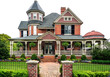 Victorian House on White Victorian House on White