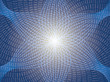 blue abstract scientific background with waved rows of numbers