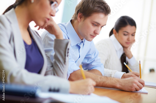 Photo: Busy students Busy students
