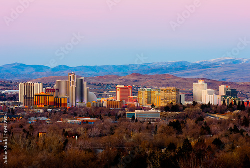 Photo: Reno after the sunset Reno after the sunset