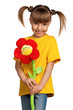 Girl with flower
