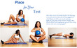 Model is posing in a gym
