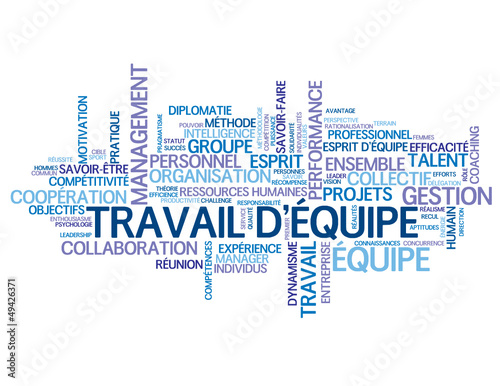 Vector: Nuage de Tags "TRAVAIL D’EQUIPE" (esprit équipe management) Nuage de Tags "TRAVAIL D’EQUIPE" (esprit équipe management)