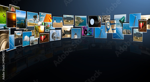Photo: Perspective of images streaming from the deep Perspective of images streaming from the deep