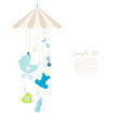 Mobile Hanging Baby Symbols Boy