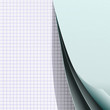 Overlapped sheets background