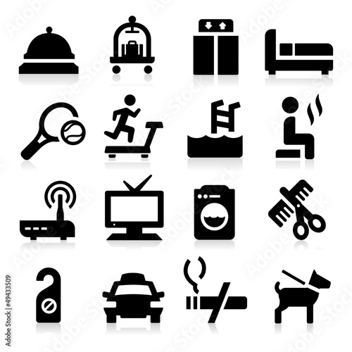Vector: Hotel Icons Hotel Icons
