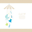 Mobile Hanging Baby Symbols Boy Dots