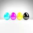 CMYK Easter Eggs