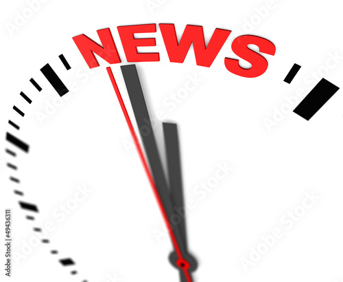 Illustration: news, uhr, aktuell, nachricht, news, uhr, aktuell, nachricht,