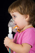 baby patient in mask