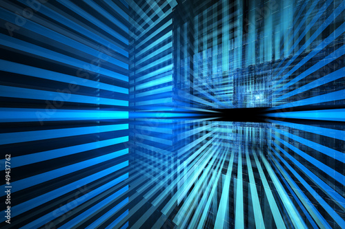 Illustration: Abstract futuristic background Abstract futuristic background