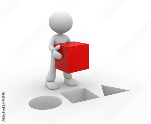 Illustration: Red cube Red cube