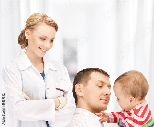 Photo: doctor with patients doctor with patients
