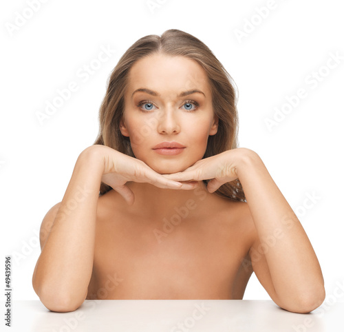 Photo: beautiful woman with long hair beautiful woman with long hair