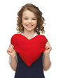 girl with big heart
