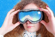 pretty curly girl  Snowboard