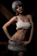 Portrait of beautiful woman