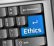 Keyboard Illustration "Ethics"