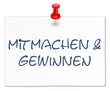 Werbung - mitmachen und gewinnen