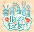 Vector: Easter card Easter card