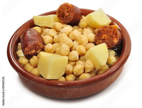 Photo: Potaje de garbanzos. Potaje de garbanzos.