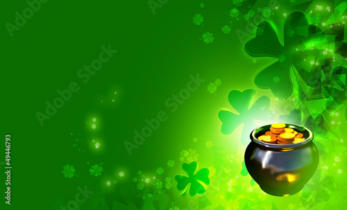 Illustration: st patrick's day background st patrick's day background