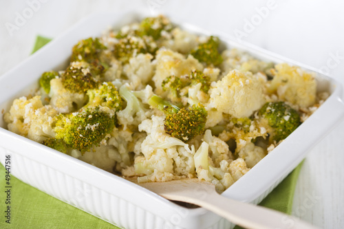 Photo: Broccoli and cauliflower gratin Broccoli and cauliflower gratin