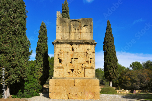 Photo: ancient roman Torre dels Escipions in Tarragona, Spain ancient roman Torre dels Escipions in Tarragona, Spain
