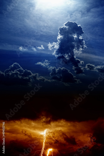 Illustration: Dramatic moody sky Dramatic moody sky