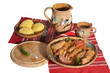 Traditional meal arrangement