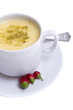 Photo: vegetable soup on white vegetable soup on white