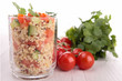 quinoa with tomato and cucumber