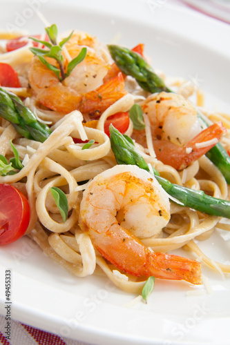 Photo: Whole Grain Shrimp Pasta Whole Grain Shrimp Pasta