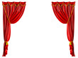 Illustration: Realistic Theater Curtain Realistic Theater Curtain