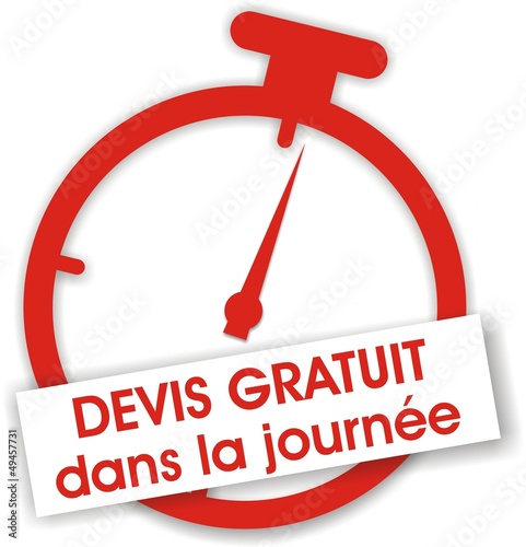 Vector: pictogramme devis gratuit dans la journée pictogramme devis gratuit dans la journée