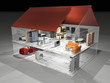 Illustration: the very beautiful transparent house the very beautiful transparent house