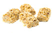 dessert of cereal and fruit isolated