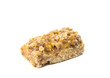 dessert of cereal and fruit isolated